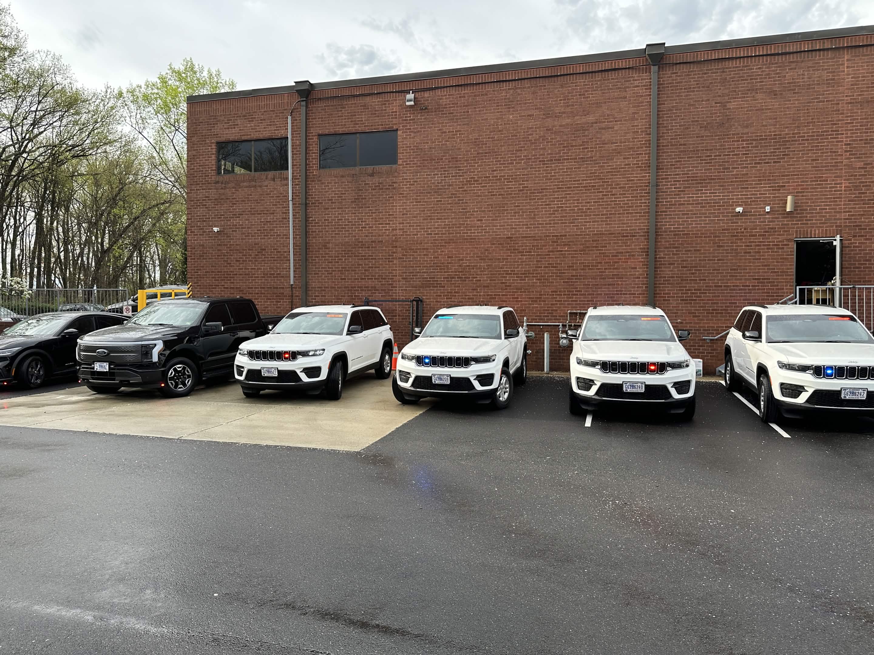 Fleet of law enforcement vehicles
